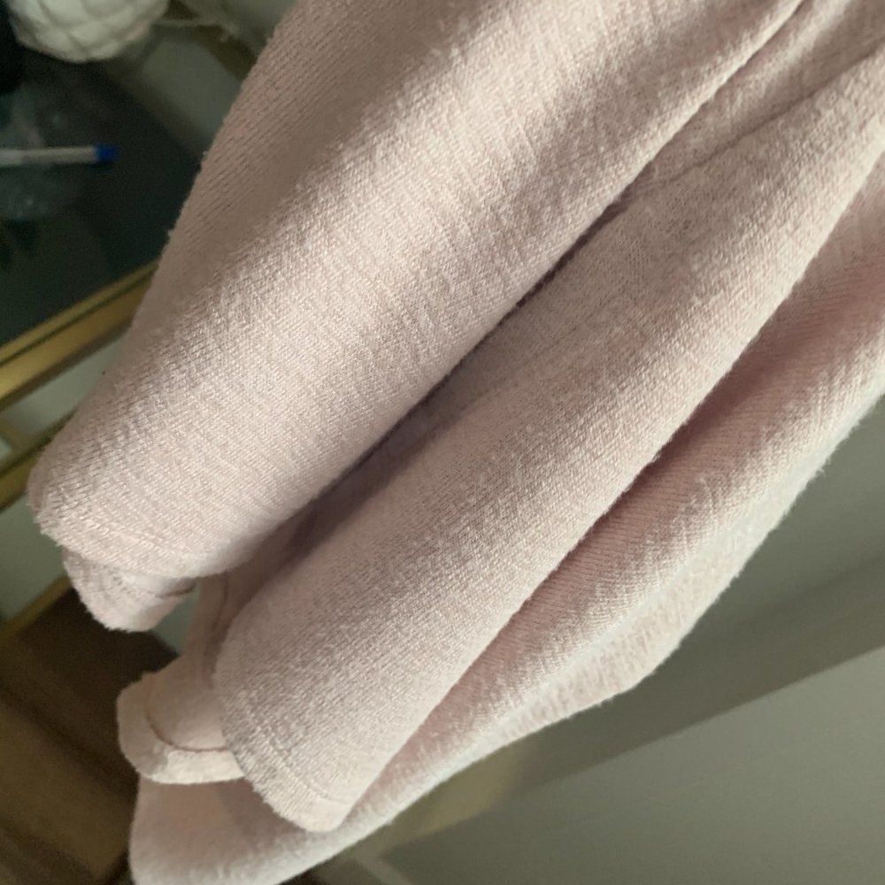 Wilfred Light Pink Cashmere/Wool Racerback Dress - Picture 5 of 6